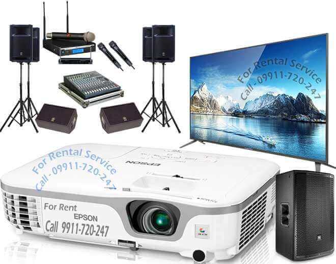 audio visual equipment hire service delhi ncr